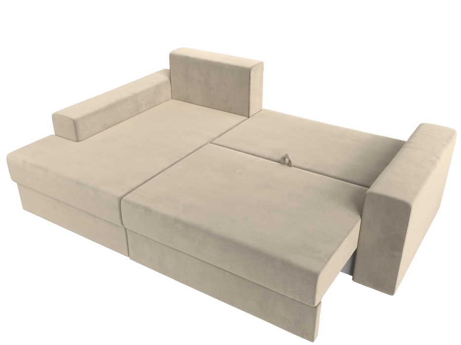 Офисные диваны, Угловой диван Майами левый угол, микровельвет