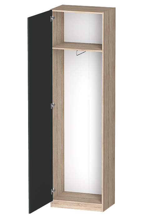 Для одежды, Распашной шкаф Лайф для одежды 60*40*215 Дуб сонома