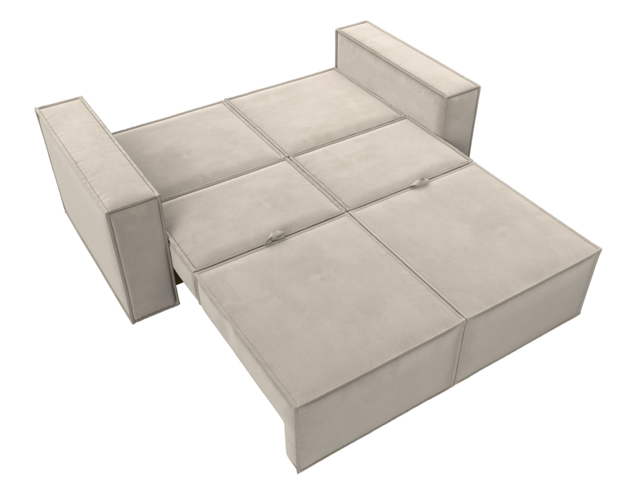 Диваны кровати со спальным местом, Диван прямой Куба мини, микровельвет