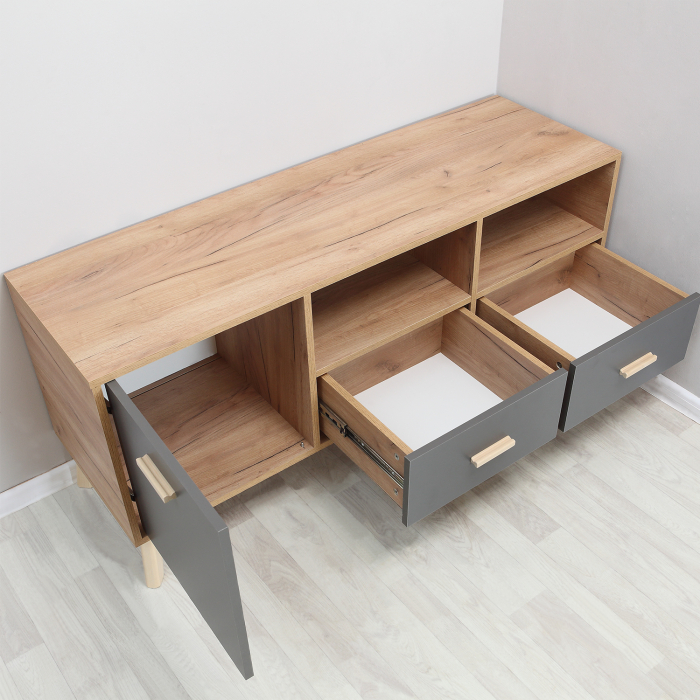 ТВ-тумбы, Тумба ТВ 1280х400х570 Скандик