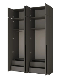 Шкаф распашной 4-х дверный с антресолью София 2600х1600х520 мм