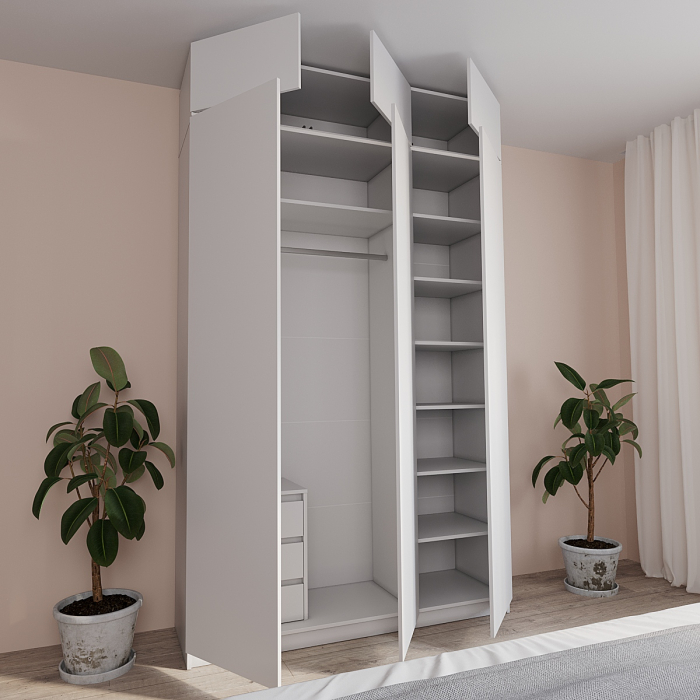 Шкафы распашные, Шкаф Мика с антресолью 1500