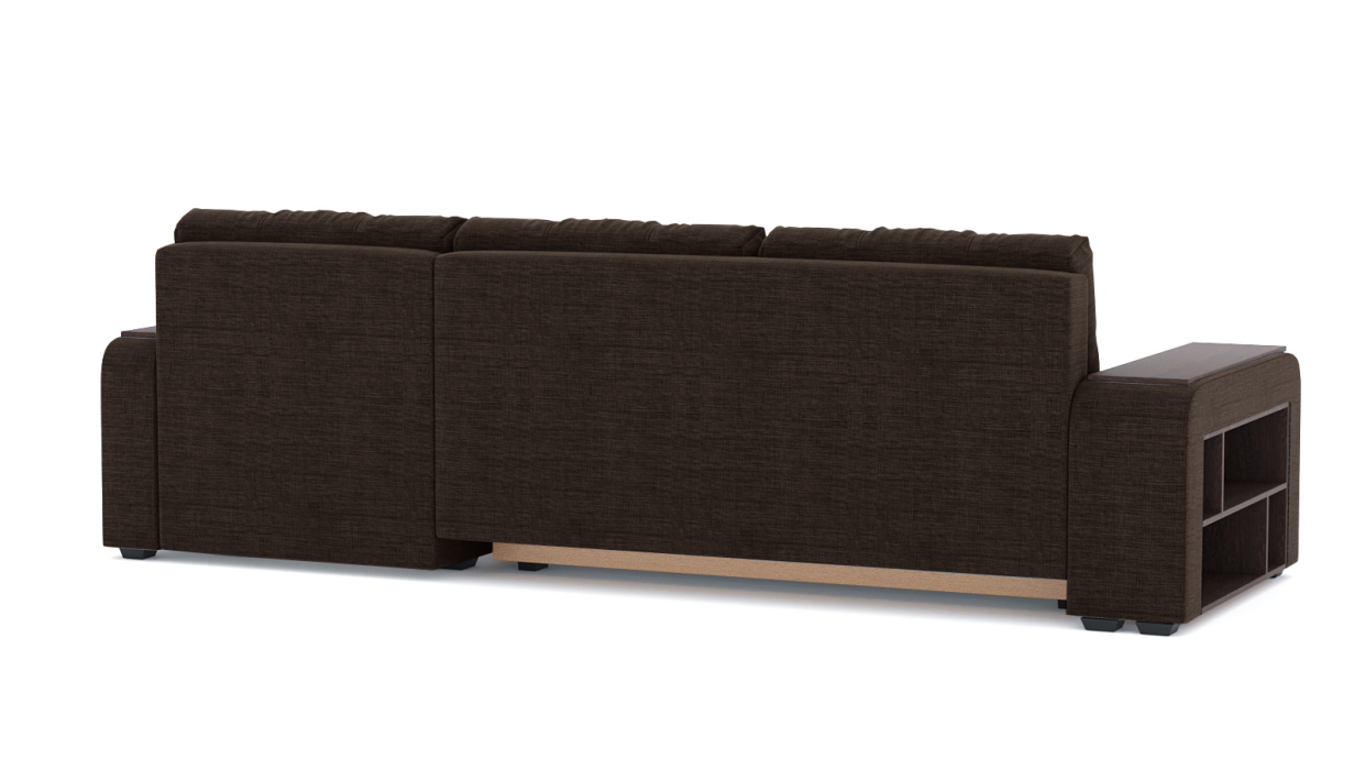 Диваны еврокнижки, Диван-кровать угловой Милан ПБ еврокнижка, рогожка