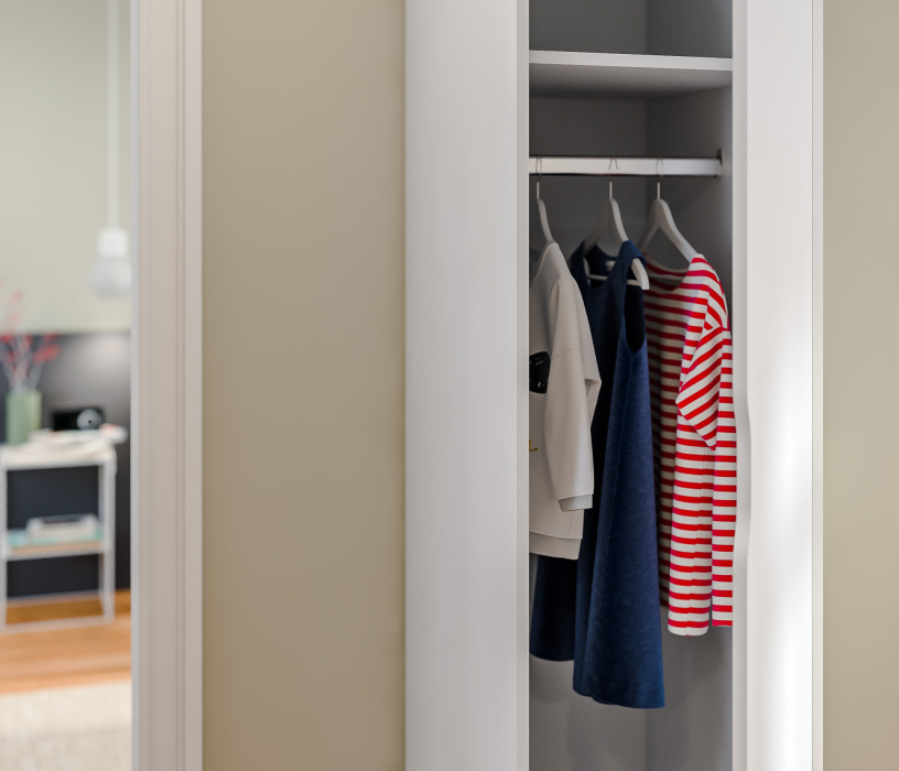 Mika / Мика, Шкаф 1 дверный Mika / Мика СБ-3271 Белый/Белый,Серый