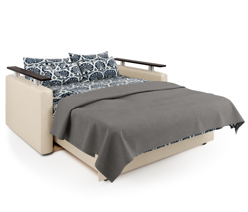 Диваны с ящиком для белья, Диван аккордеон Шарм 120,шенилл