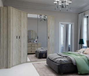 Шкаф Шер ШК-2318, дуб серый