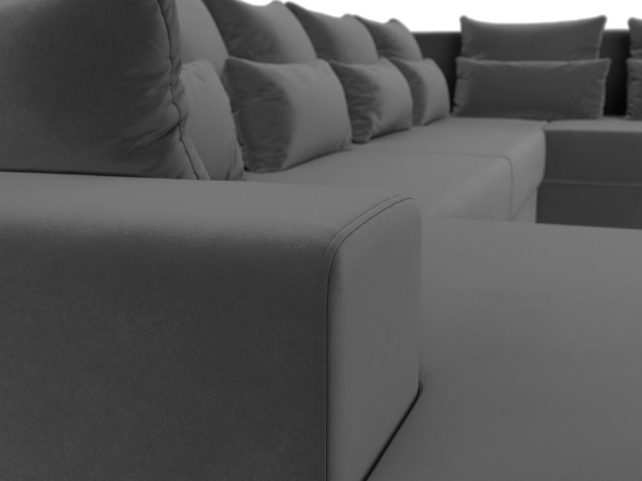 Офисные диваны, П-образный диван Майами левый угол, Велюр
