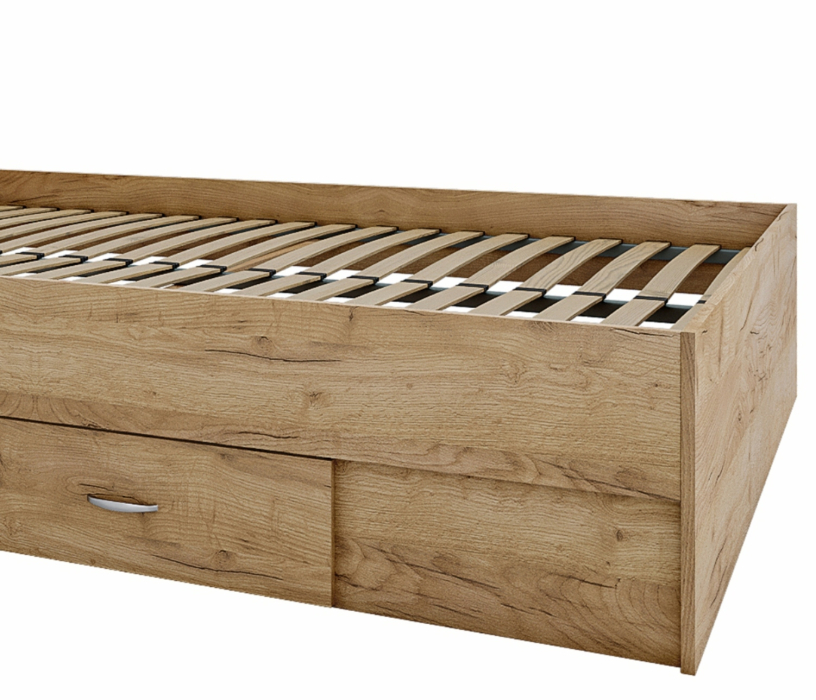 Двуспальные, Кровать Доминика с блоком и ящиком 160