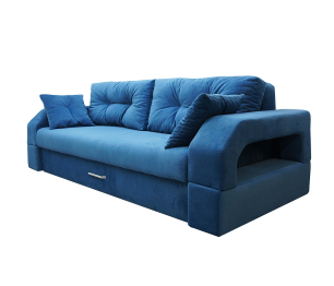 Диван-кровать еврокнижка Манчестер с подсветкой, 150, велюр