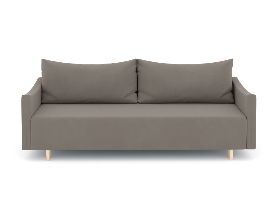 Диваны еврокнижки, Диван-кровать еврокнижка Смайл с подлокотниками, велюр