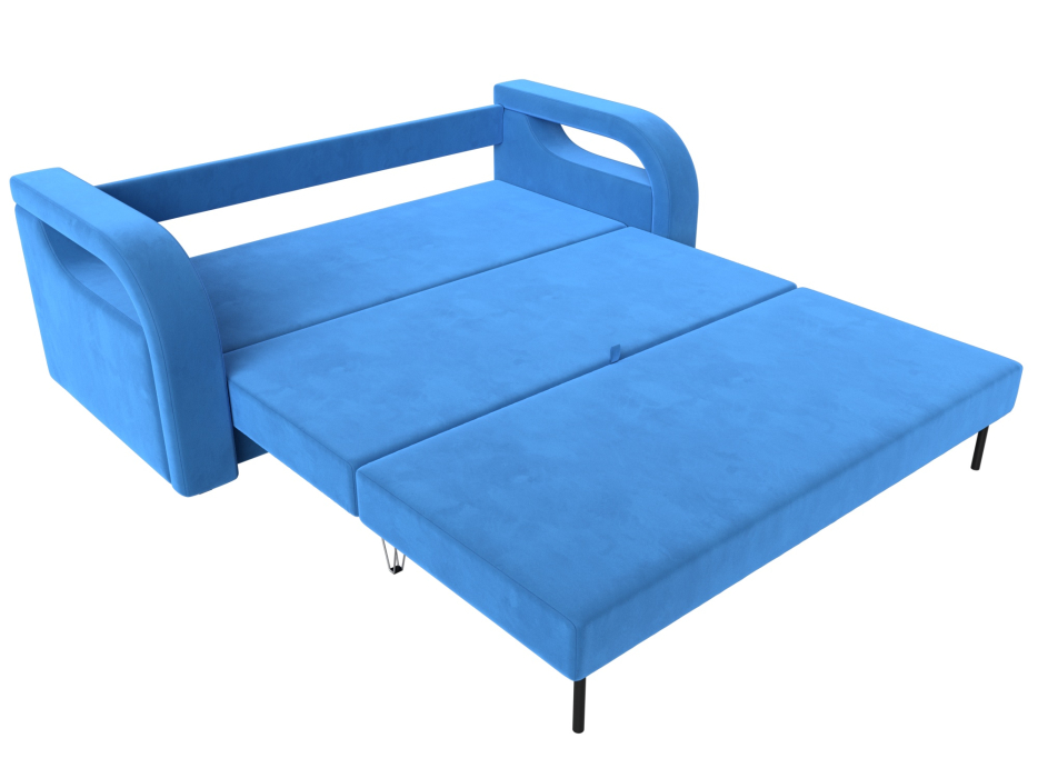 Дизайнерские диваны для гостиной, Прямой диван Лига-014, велюр