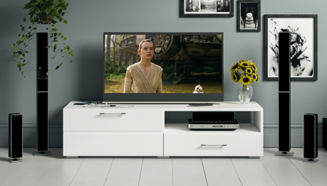 Тумба под ТВ СВК Ларго 1,4 Белый