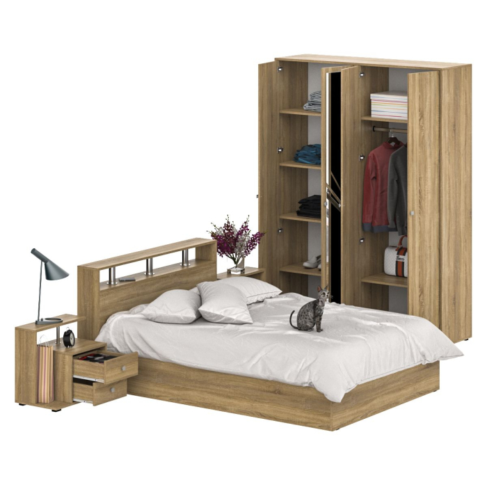 Спальные гарнитуры, Спальный гарнитур Камелия №1