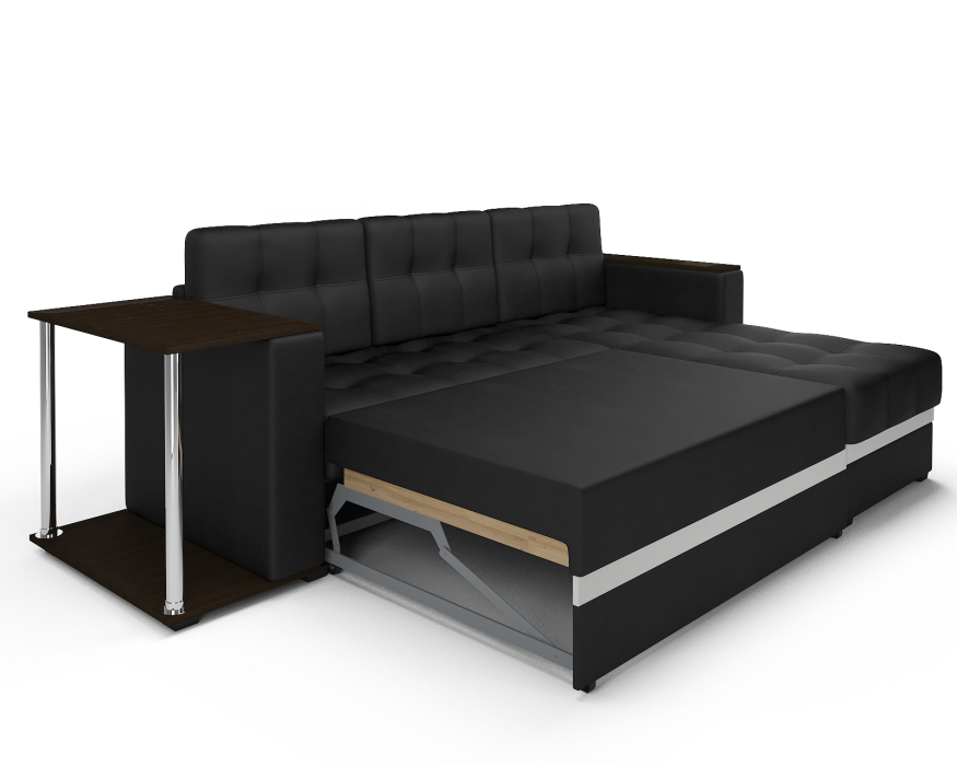 Диваны угловые в гостиную, Диван угловой Атланта (Экокожа)