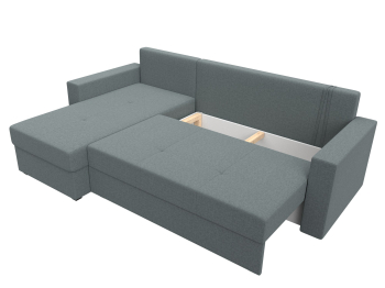 Диван угловой Верона Лайт левый угол, рогожка Амур