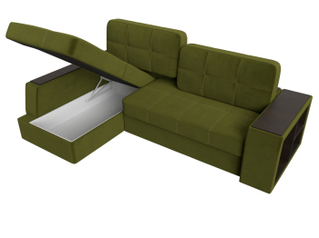 Угловой диван Брюссель левый угол, микровельвет