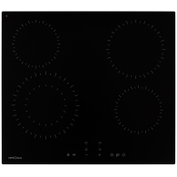 Встраиваемые варочные панели, Электрическая варочная поверхность (независимая) KRONA ZAUBER 60 BL 1DZTK