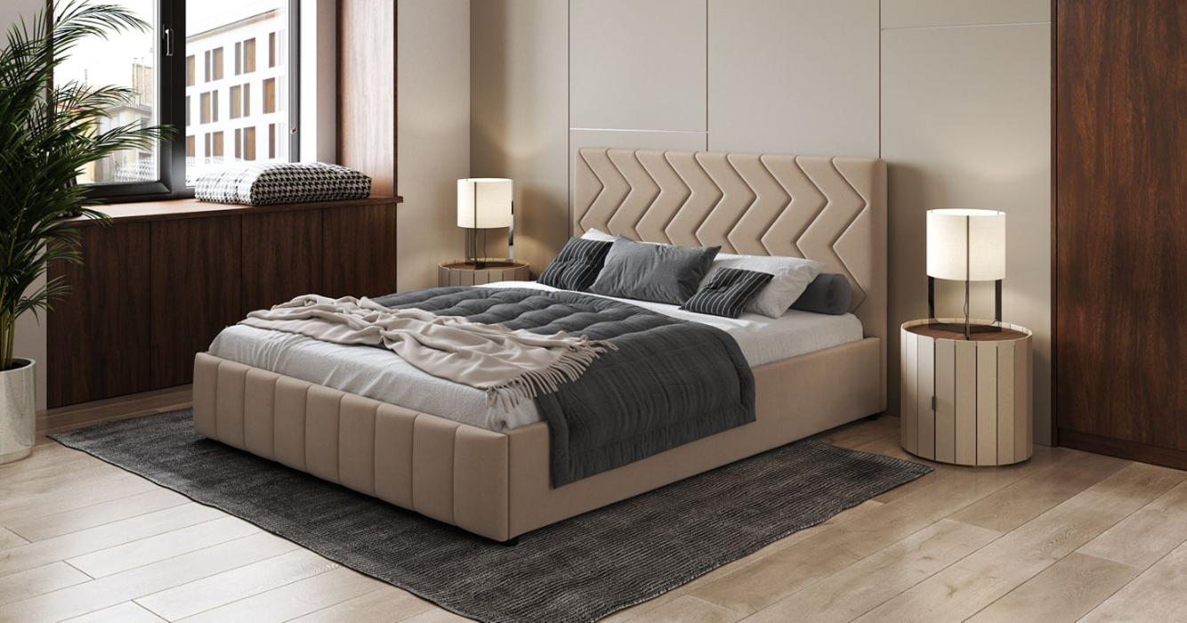 Мягкая кровать, Кровать Милана 1800