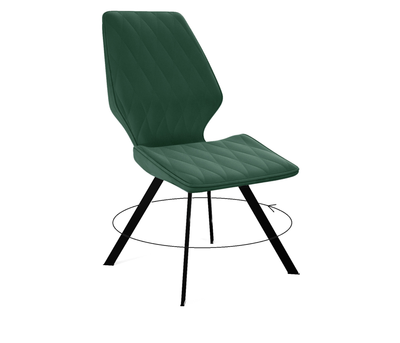 Стулья, Стул DikLine 243 поворотный (опоры черные)(