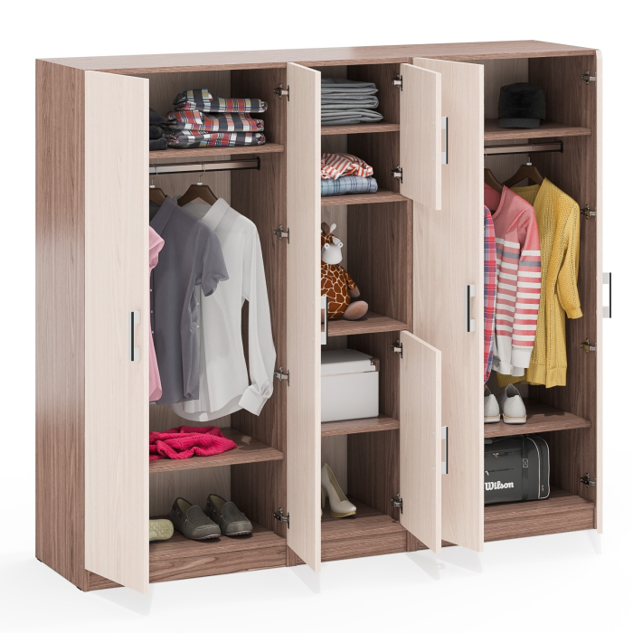 Шкафы двухстворчатые, Стенка из мебельных шкафов СК-9