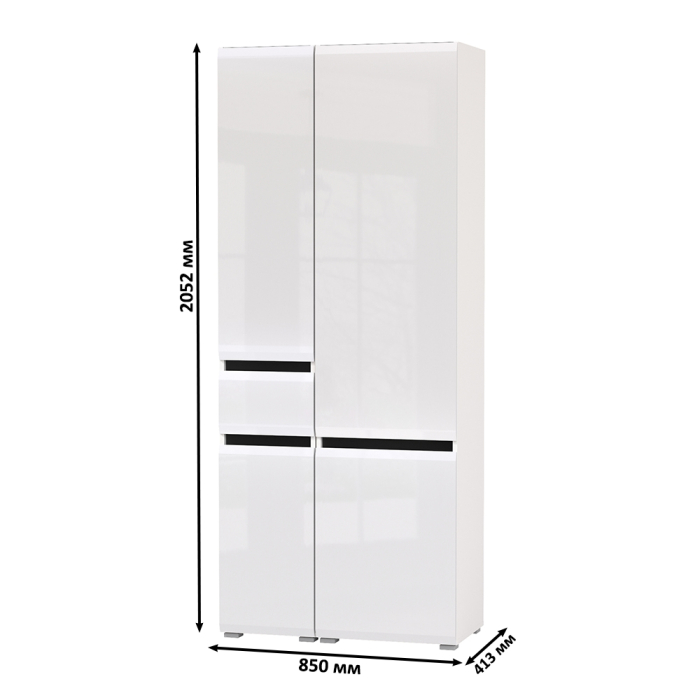 Шкафы распашные, Шкаф с ящиком и пенал Сидней 13.200