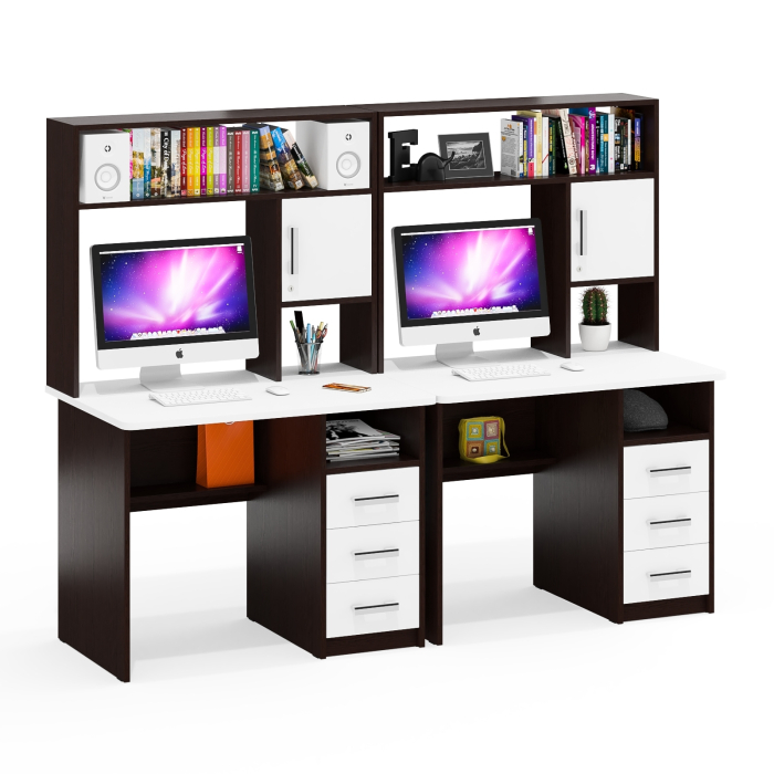 Домашние кабинеты, Стол компьютерный для двоих детей