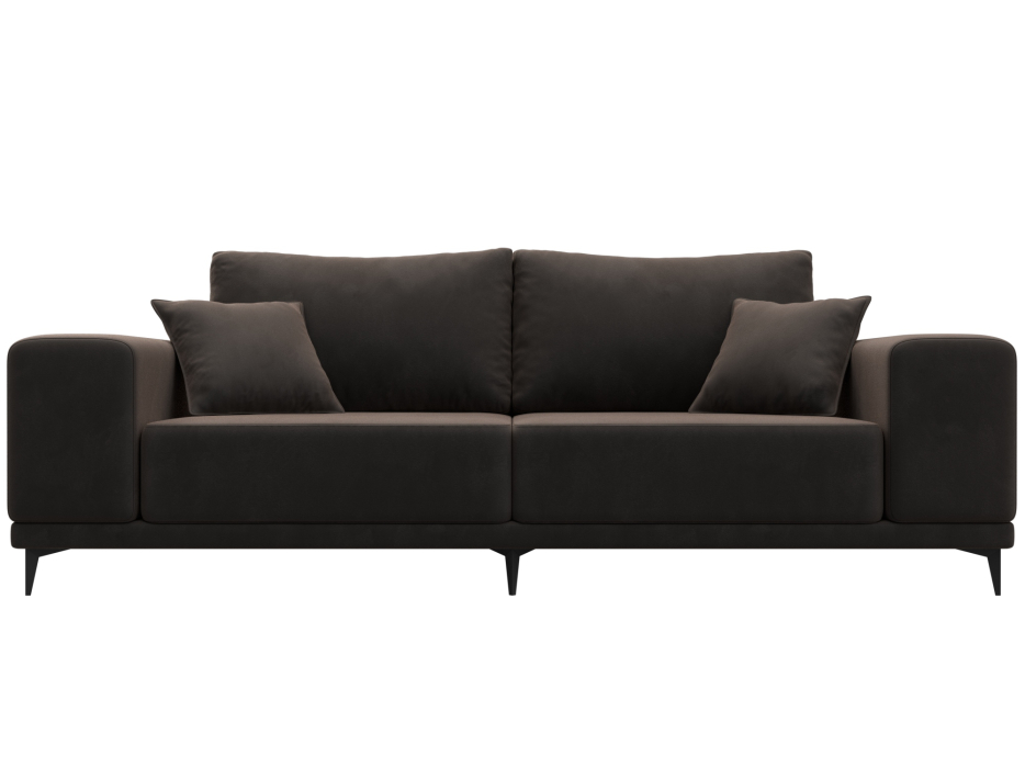 Диваны кровати со спальным местом, Прямой диван Льюес, велюр