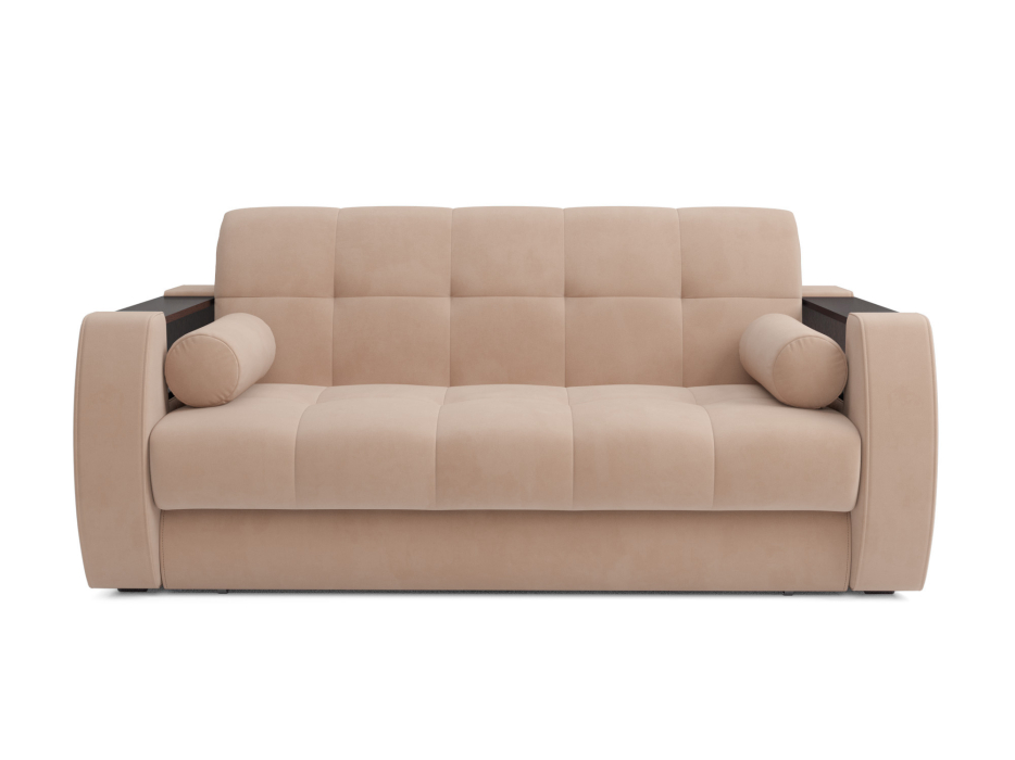 Диваны с ящиком для белья, Диван аккордеон Барон №3 ППУ 120х200 Велюр