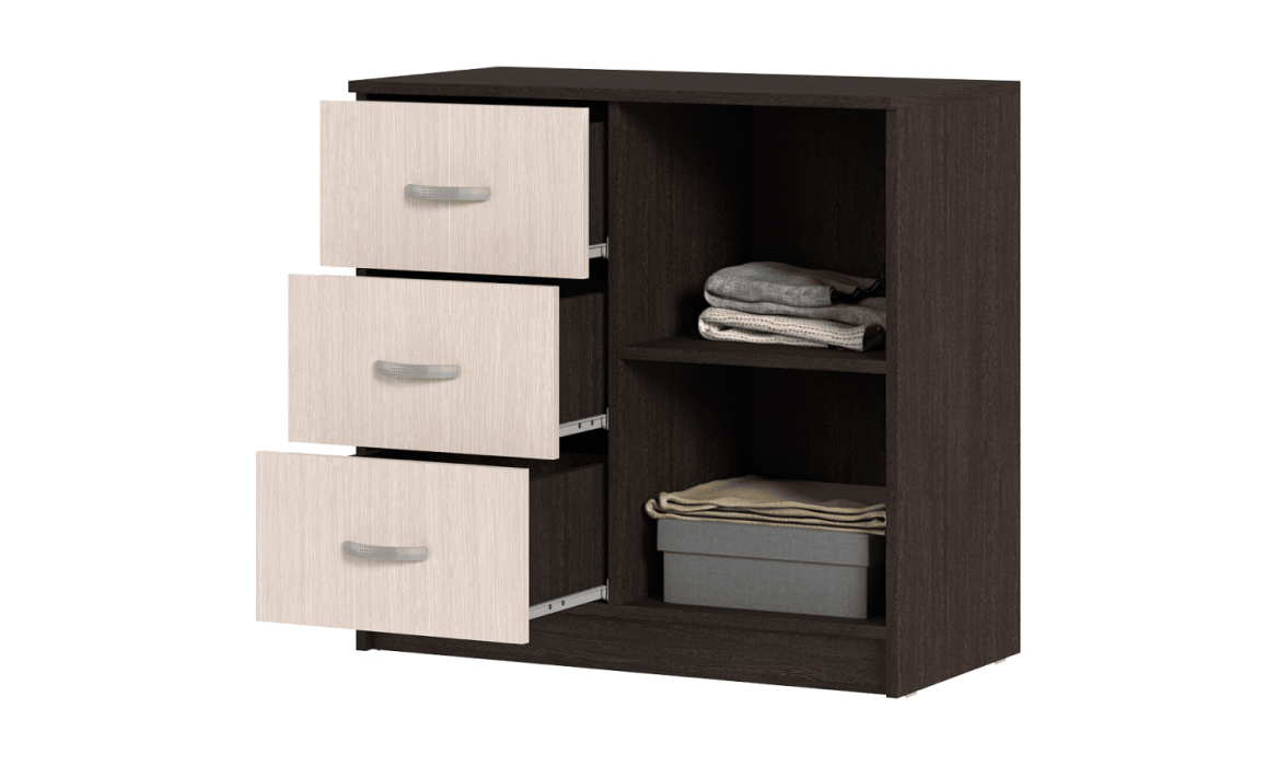 Комоды, Комод КМ-553М Спальня БАССА