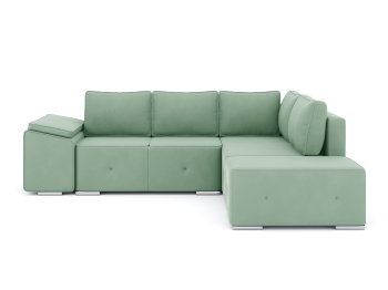 Диван-кровать угловой Хавьер  ПБ еврокнижка, велюр