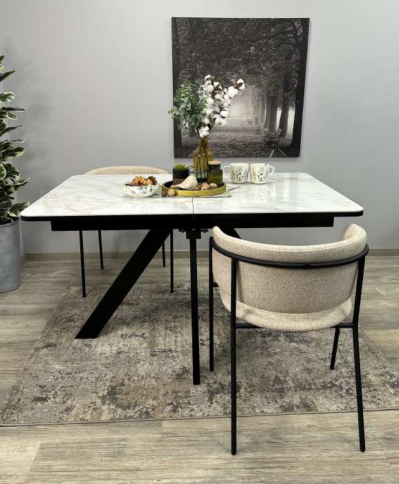 Обеденные столы, Стол Kenner DL1300 раздвижной, керамика