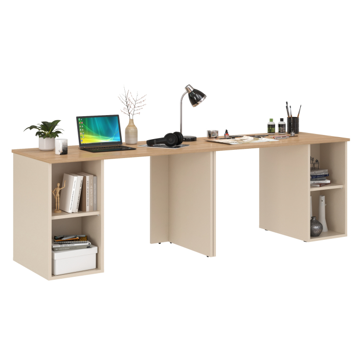 Прямые компьютерные столы, Два письменных стола Лайт 12.163