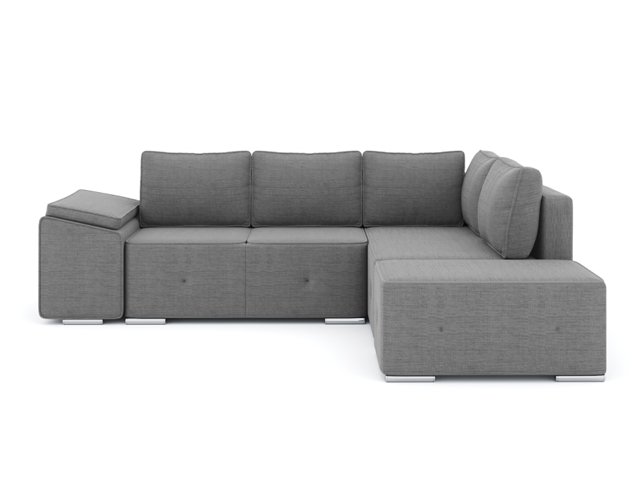 Диваны угловые в гостиную, Диван-кровать угловой Хавьер  ПБ еврокнижка, рогожка Люкс