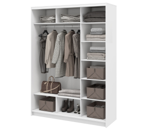 Шкаф-купе 2-х дверный 177,4х242х61,2 см Базе