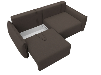 Диван прямой Лига-051 НПБ, рогожка Амур