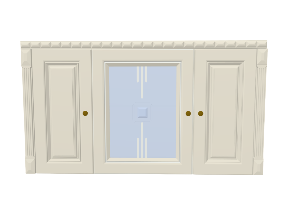 Настенные полки, Гостиная Деметра А-5 Антресоль  *без карниза