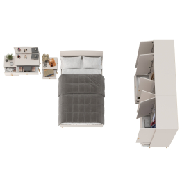 Стильная мебель в спальню Афина со спальным местом на 1200