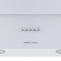 Вытяжка кухонная INGA 600 white push button