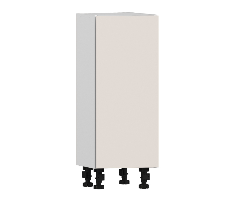 , Регина РСТУ-30 Шкаф-стол торцевой Белый/ЛДСП Кашемир серый