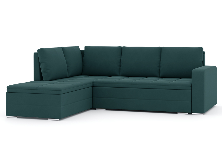 Диваны угловые в гостиную, Диван-кровать угловой еврокнижка Бромен, рогожка