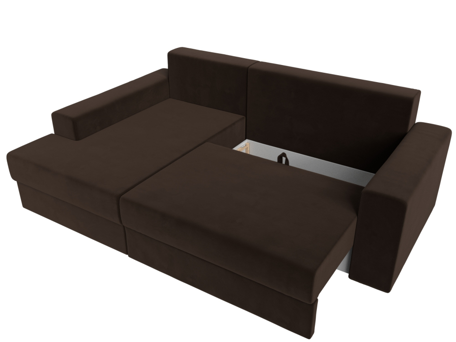Офисные диваны, Угловой диван Майами левый угол, микровельвет
