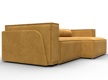 Диван угловой Лига-061 угол правый, велюр BRUT