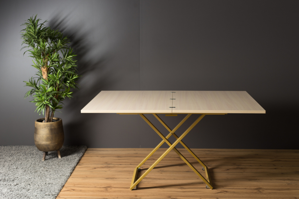 Столы-трансформеры, Стол трансформер Compact (золотые опоры)