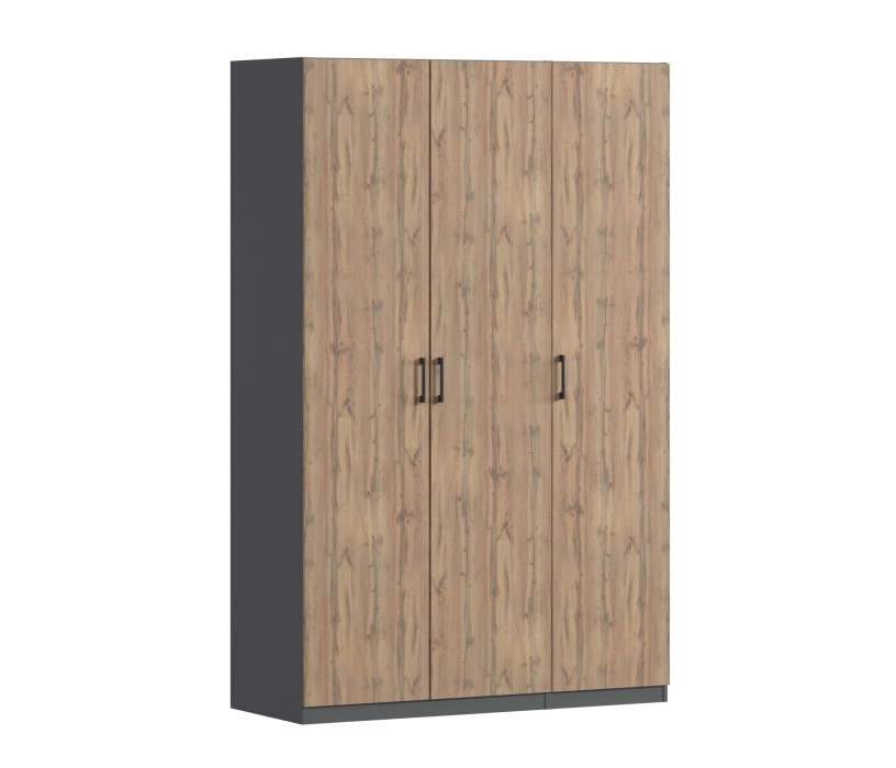 Для одежды, Шкаф трехдверный Макс 1500 мм, вариант №4 (ЛДСП)