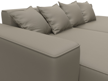 Диван угловой Лига-065 угол левый, экокожа GRIFON