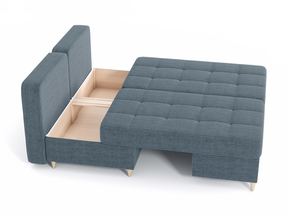 Диваны угловые в гостиную, Диван-кровать угловой Оливер 2 еврокнижка-трансформер, рогожка