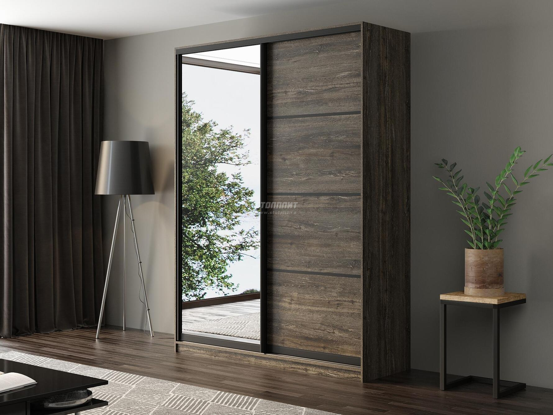 Shkaf Kupe 2 H Dvernyj Ajsberg Loft 180 Dub Amberg Zerkalo Kupit Za Rub V Internet Magazine S Dostavkoj V Moskva I Oblast I Sborkoj