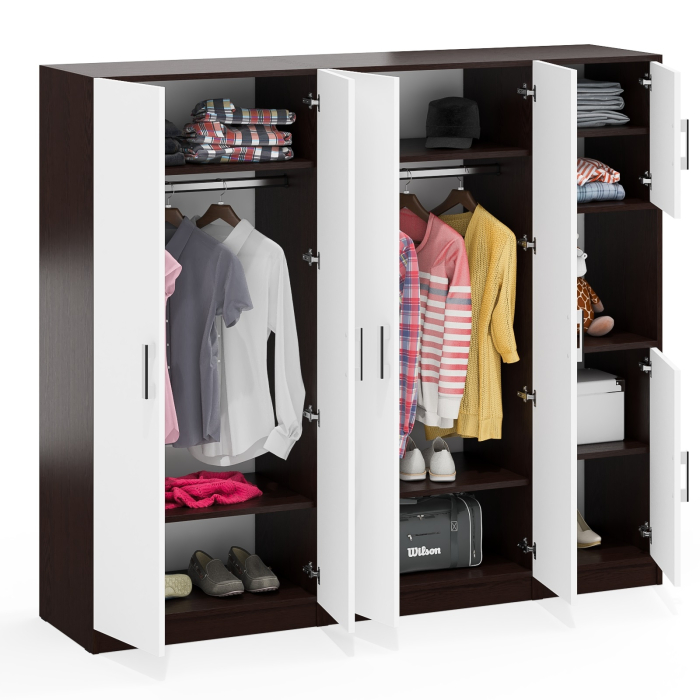 Шкафы двухстворчатые, Стенка из мебельных шкафов СК-9