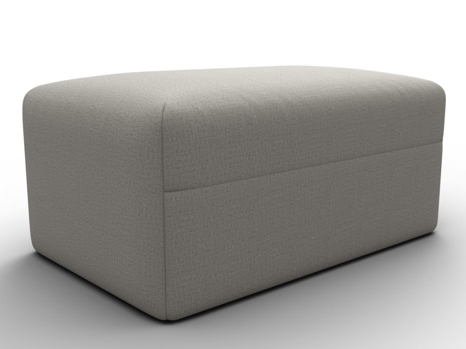 Пуф в прихожую, Модуль пуф Лига-060 НПБ, рогожка Амур