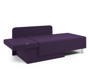 Кушетка Леон левый, рогожка